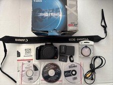 Canon EOS Digital Rebel XT Digital SLR Camera- 2 Batteries Charger No Lens