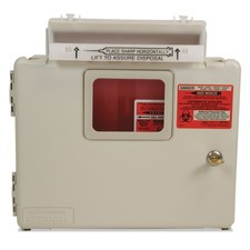 Covidien SWMU000609 Locking Wall Mount Sharps Container Cabinet System - BGE New