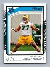 #370 2024 Donruss Rated Rookie BASE Jordan Morgan RC Packers