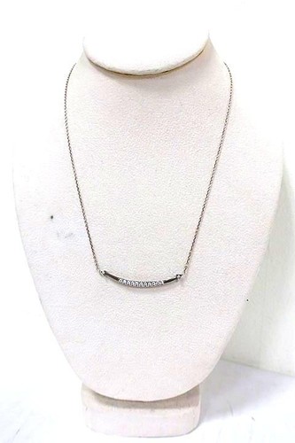 Used Sara Rasa Accessories Necklace Zirconia Pure Silver Sv999