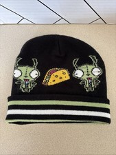 Invader Zim - Gir Taco Stripe Beanie/Hat/Skul...