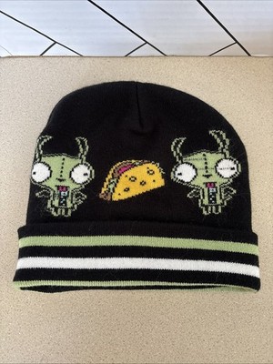 Invader Zim - Gir Taco Stripe Beanie/Hat/Skull Cap - Nickelodeon