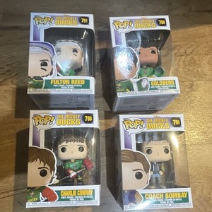 Funko Pop! The Mighty Ducks Boxed Vinyl Lot of 4 Conway, Bombay, Goldberg, Reed