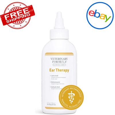 Cat Dog Ear Drops Infection Treatment Antibiotic Yeast Fungus Itch Care