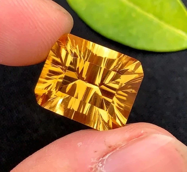 Hermosa piedra preciosa de citrino para joyería, piedra suelta de citrino - 16,00 quilates Foto 2 de 4