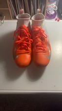 Nike Men's Orange Vapor Football Cleats US Size 10  Athletic Shoes