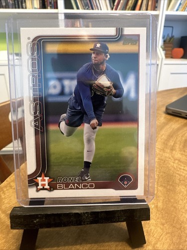 2025 Topps Series 1 Ronel Blanco Golden Mirror Variation Astros #341 SSP - Bild 1 von 2
