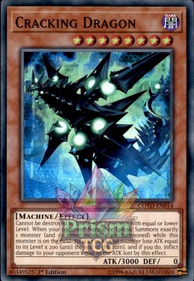 1st Ed Cracking Dragon Super Rare #COTD-DE014 Yugioh