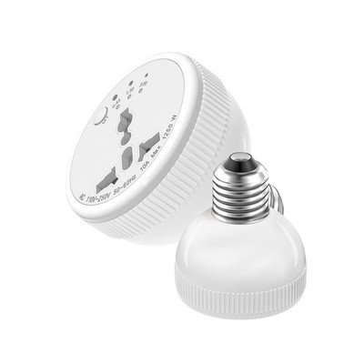 E26/E27 Light Socket Outlet Adapter with 3 Auto-Off Smart Timer Setting & Nig...