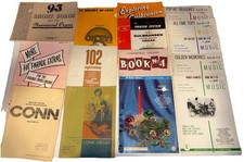 15Vintage Organ Music Books, 1940s-1960s Chord Organ; Conn; Hammond; Gulbransen