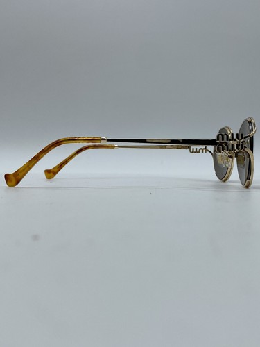 Miu Miu Gold Sunglasses - Size One Size - Picture 5 of 7