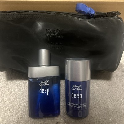 Davidoff Cool Water Deep Gift Set men 1.7 oz/50ml + 2.4 oz deodarant stick