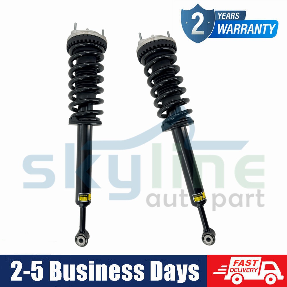 Pair Front Shock Absorber Struts Assys For Maserati Ghibli RWD 14-2019 670008896