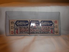 1949 World's Championship Games NL AL GAME #4 SAINT LOUIS BASKETBALL TICKET VG