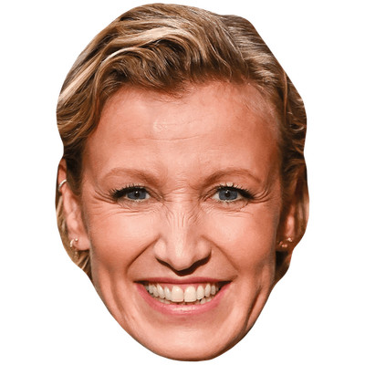 Alexandra Lamy (Smile) Big Head. Larger than life mask.