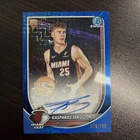 New ListingKasparas Jakucionis 2025 Bowman Chrome Blue Mojo Refractor Auto RC /150