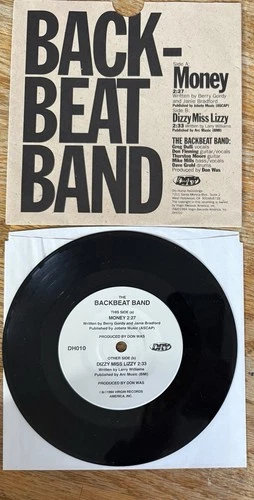 THE BACKBEAT BAND MONEY Dizzy Miss Lizzie 45rpm Beatles Dry Hump Records (1994)