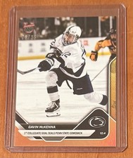 2025-26 TOPPS BOWMAN U NOW HOCKEY #2 GAVIN MCKENNA - # 6/25 ORANGE PARALLEL