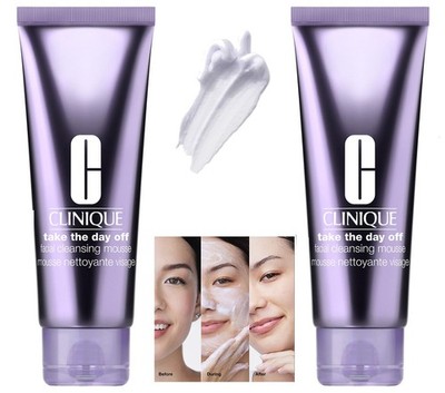 Lot of 2  Clinique Take The Day Off Facial Mousse Cleanser 4.2 oz. /125ml