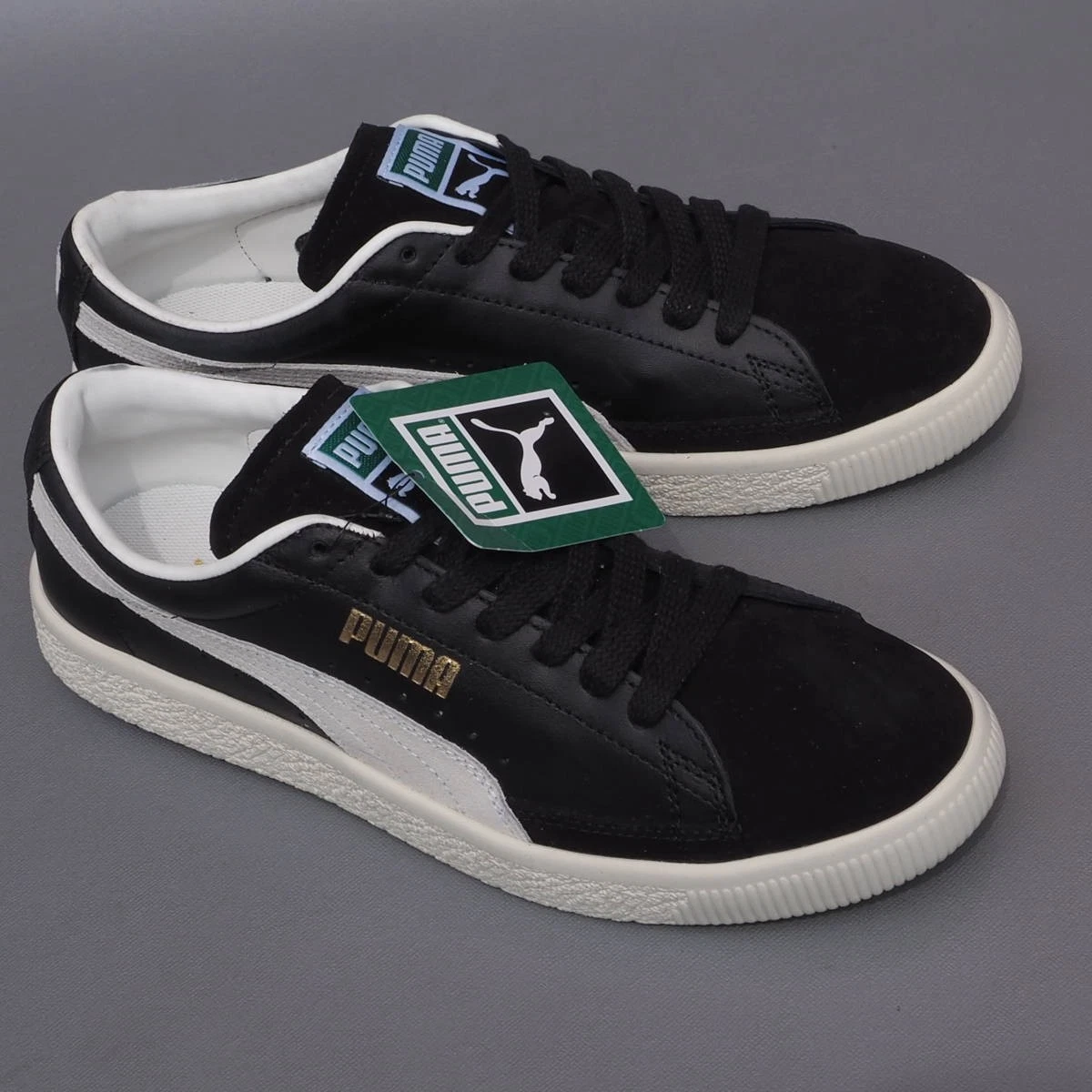 Deadstock Puma Basket Vintage Nero Bianco Scamosciato 374922 03 senza scatola Uomo Us8 5