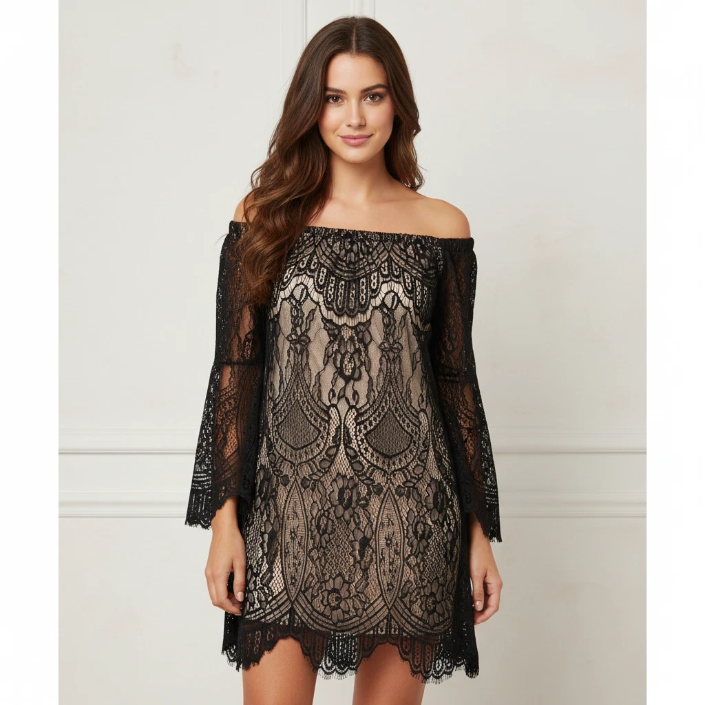 chinese dress ladies S-090 Black Womens Long Sleeve Dresses Loose Fit Dresses for Women Henley  Turtle Neck Faux Gauze Linen Beach Casual Hawaiian Maxi Long Fall Summer  Dresses 2024 BH S at Amazon Women's Clothing main image 0