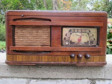 Motorola Battery Saver wood tube radio bakelite knobs vintage RARE & BEAUTIFUL!