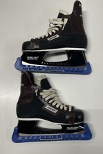 VTG Bauer NHL Approved Ice Hockey Leather Skates Brown/Black SIZE 7