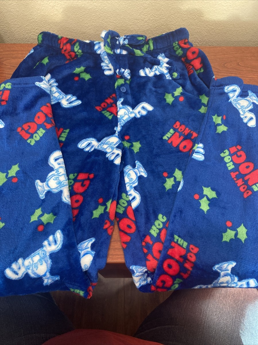 CHRISTMAS VACATION FLEECE PAJAMA PANTS SZ MARTY MOOSE “ DON’T HOG THE  NOG”