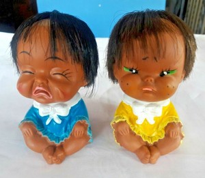 vintage crying baby doll