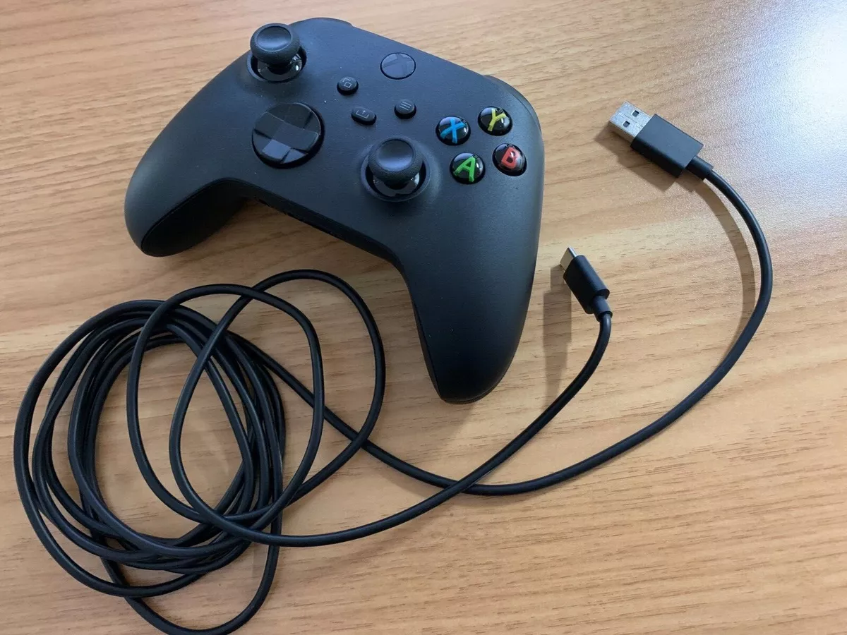 Controle joystick sem fio Microsoft Xbox Xbox Series X, S Controller + USB-C cable carbon black
