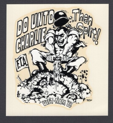 ED ROTH Vintage 1968 FTA Vietnam Do Unto Charlie Then Split Water ...