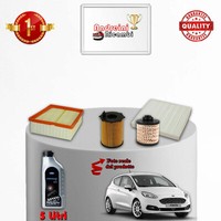 Kit Wartung 4 Filter Und ÖL Ford Fiesta Vii 1.5 Diesel 88KW 120PS Ab 2017