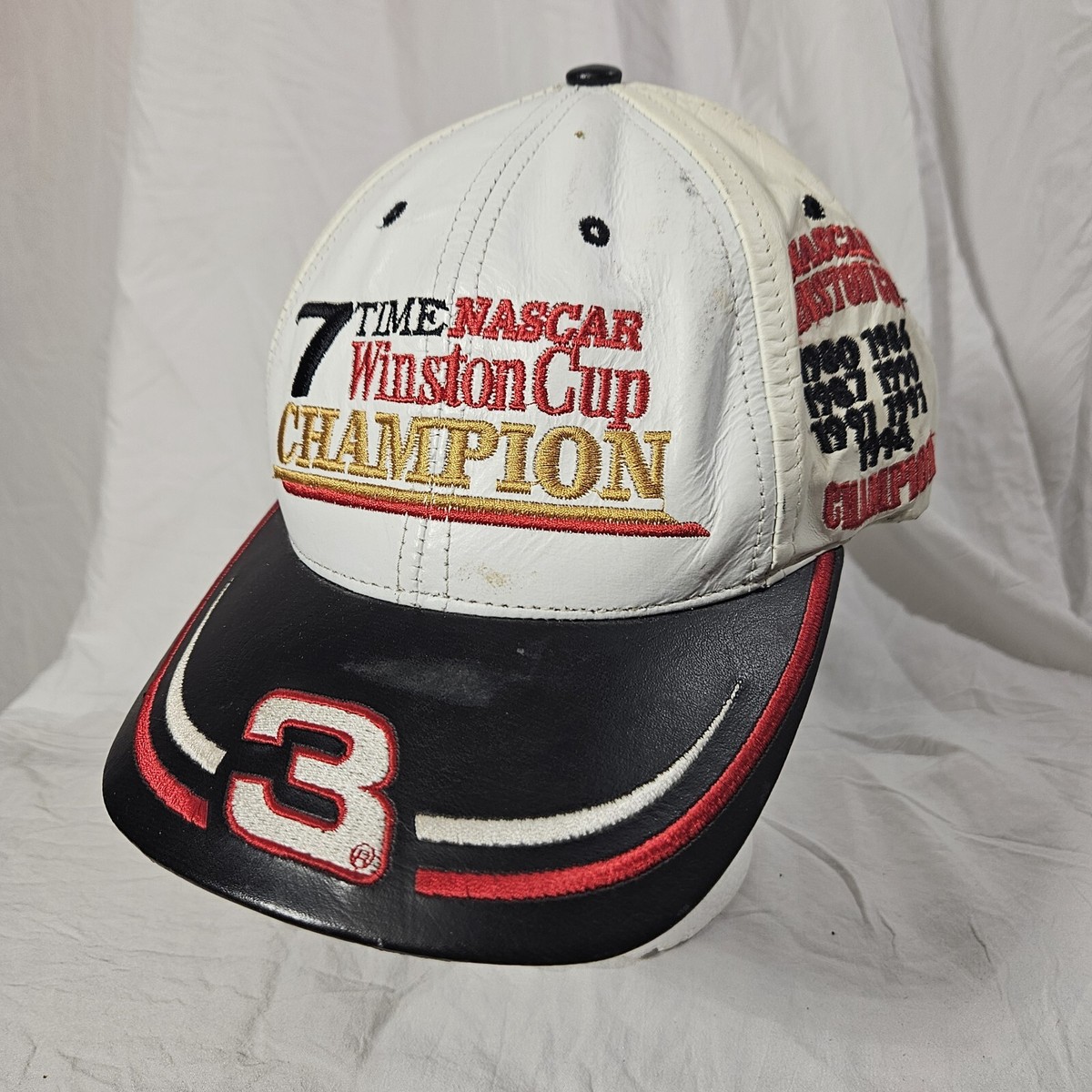 Dale Earnhardt Sr Hat Cap Time Nascar Winston Cup Champion