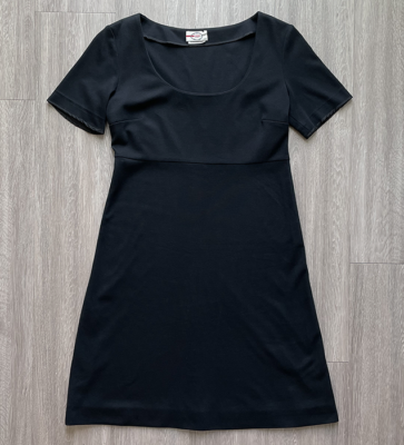 Prada Black A-Line Dress Size 44 / US 10 Cotton Blend | eBay