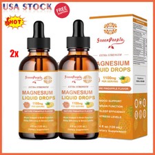 2x60mlPremium Magnesium Liquid Drops,Magnesium,Improve Sleep,Anxiety Relief