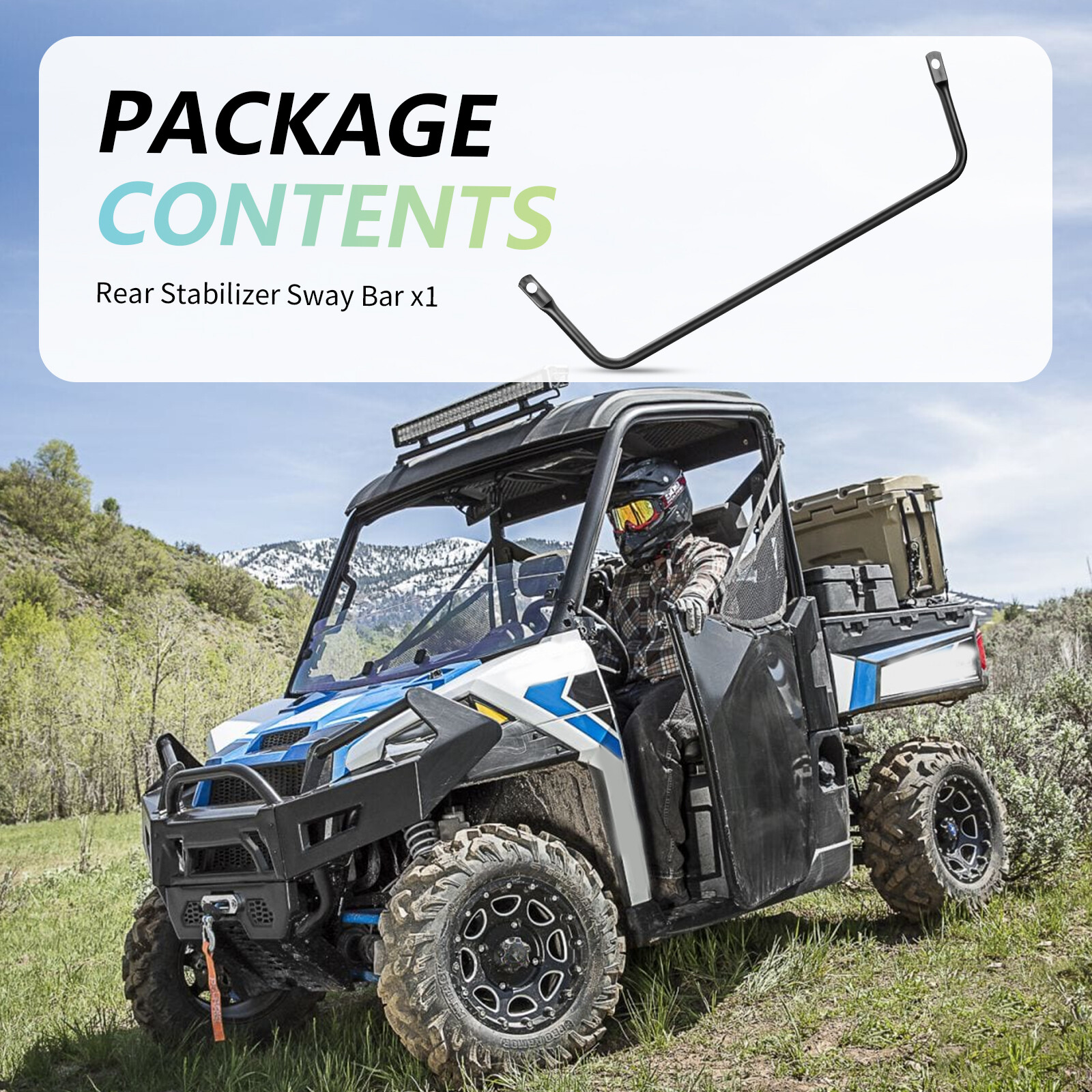 Stabilizer Tube For Polaris Ranger 570 900 1000 XP Crew 5336800-458 Matte Black