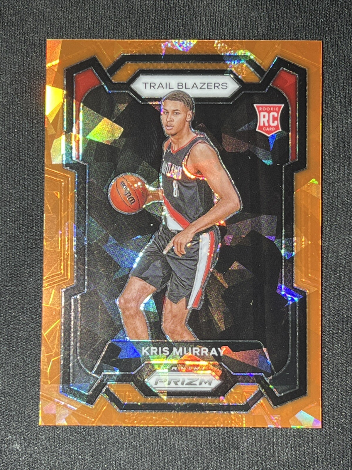 2023-24 Prizm Orange Ice Prizm Kris Murray (RC) Portland Trailblazers #142