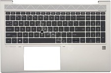 For HP Elitebook 850 G8 Palmrest Upper US Keyboard Backlit M35816-001 Silver USK