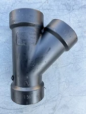 NIBCO 5810  1 1/2" H X H X H Reducing 45 Wye ABS fitting