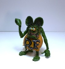 Rare Orange Rat Fink " Big Daddy" ED Roth PVC Action Figure Adult collectible