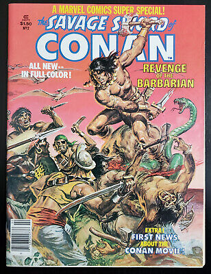CONAN THE SAVAGE #2 ~ VF 1995 MARVEL COMICS MAGAZINE ~ ROY THOMAS & CHUCK DIXON