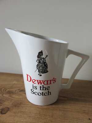 Retro Wade Dewar's Scotch Whisky Werbung Wasserkrug, Breweriana, Barware