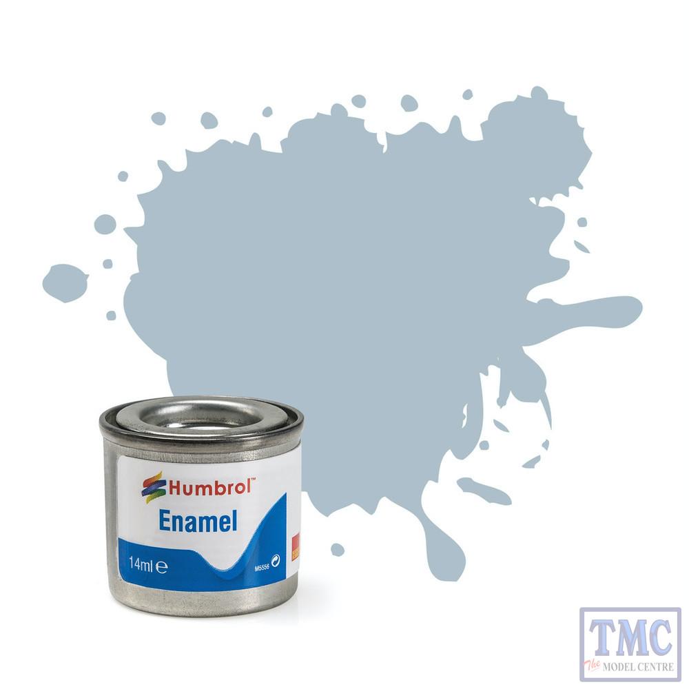 AA1403 Humbrol No 127 US Ghost Grey Satin  Enamel Tinlet No 1 (14ml)