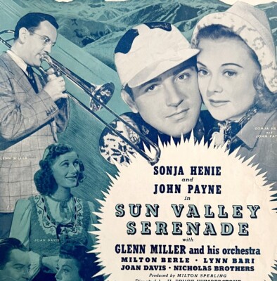 Glenn Miller Chattanooga Choo Choo 1941 Sheet Music Sun Valley Serenade DWU4
