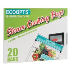 20 Microwave Steamer Cooking Bags for Vegetables Potatoes Meat