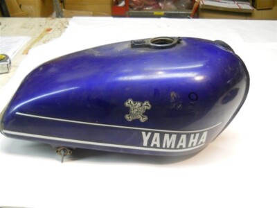 TX500 ? XS500B BIRD BLUE FUEL TANK 371-24110-20-01 + FUEL COCKS 447-24500-02-00