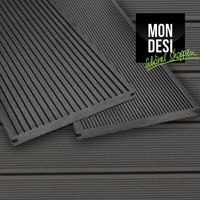 Wpc Breitdielen Terrassendielen Muster Handmuster Hellgrau Terrasse Holzdiele