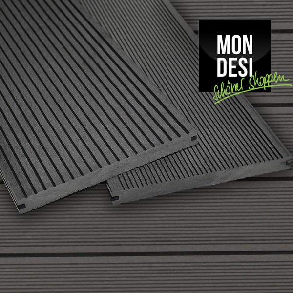 Wpc Breitdielen Terrassendielen Muster Handmuster Hellgrau Terrasse Holzdiele-image