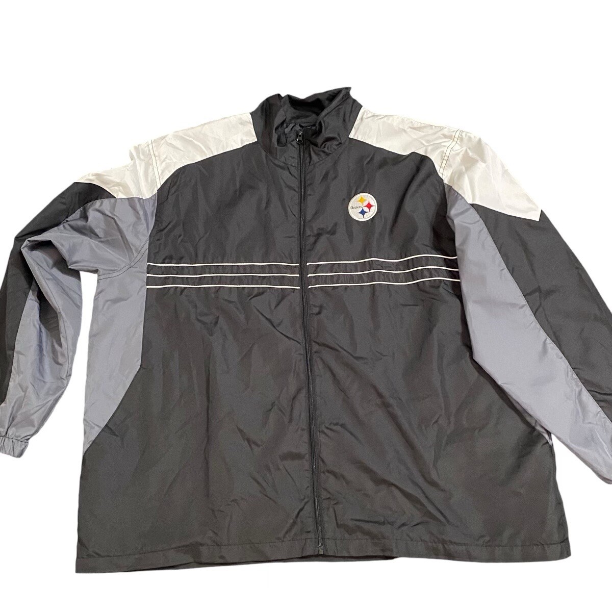 Pittsburgh Steelers NFL Team Apparel Reebok SI Wind Breaker 2XL Sports Football thumbnail 9