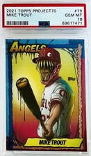 2021 Topps Project 70 Mike Trout Alex Pardee #79 PSA 10 💎 Limited PR Low Pop 15